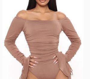 Beautiful mocha bodysuit